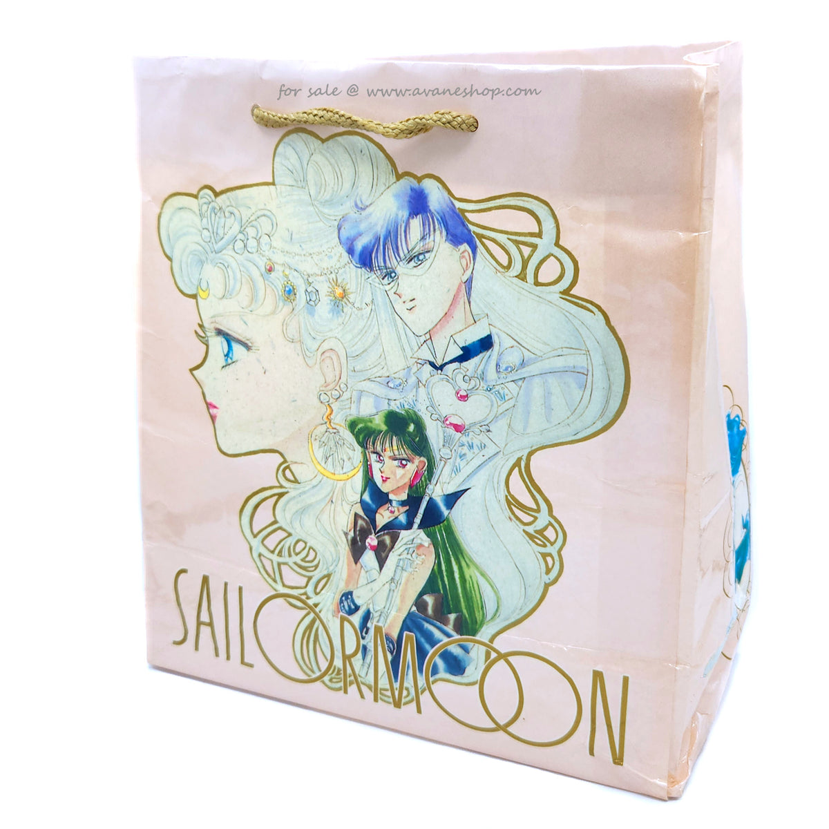 Sailor Moon Furoku Paper Gift Bag Nakayoshi 1994 Serenity Endymion