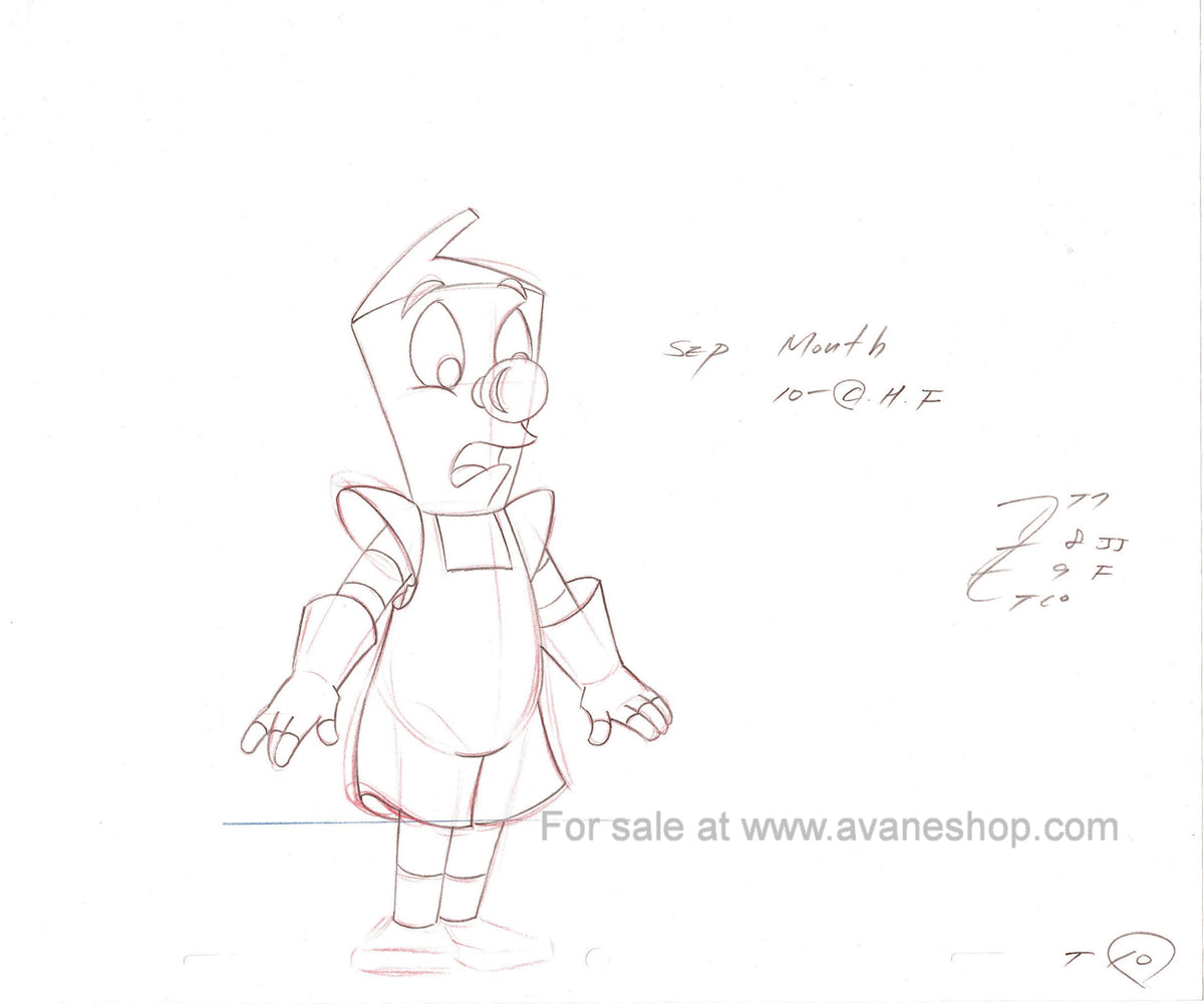 Wizard of Oz The Oz Kids Cartoon Animation Sketch Set for sale