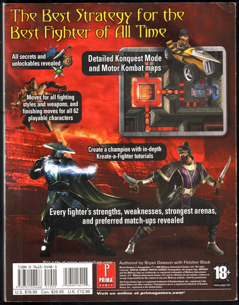 Mortal Kombat 4 : Prima's Official Strategy Guide by Pcs